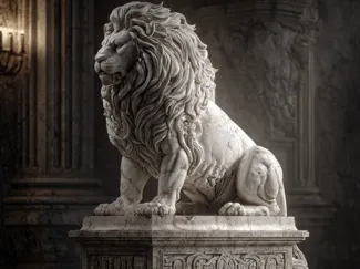 LEO ZODIAC STATUE