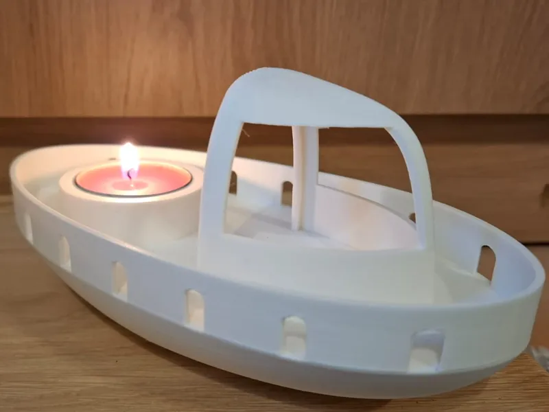tealight boat