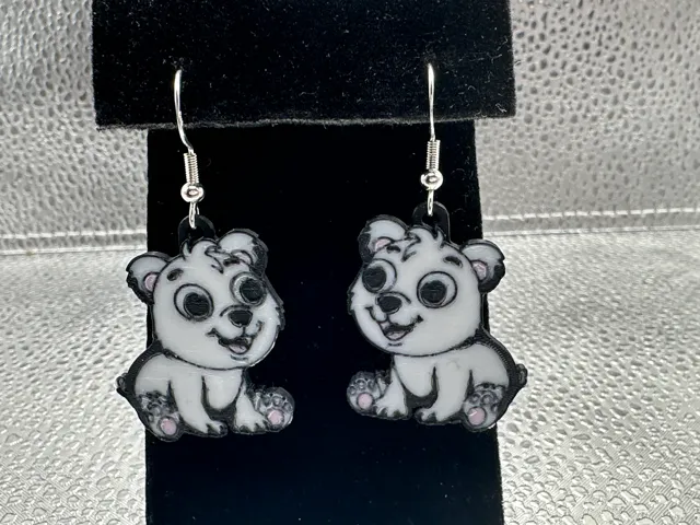 Polar Bear Earrings