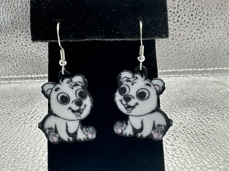 Polar Bear Earrings