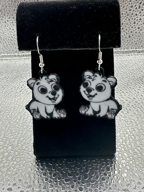 Polar Bear Earrings view 2