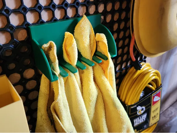 Support à chiffons pour panneau modulaire