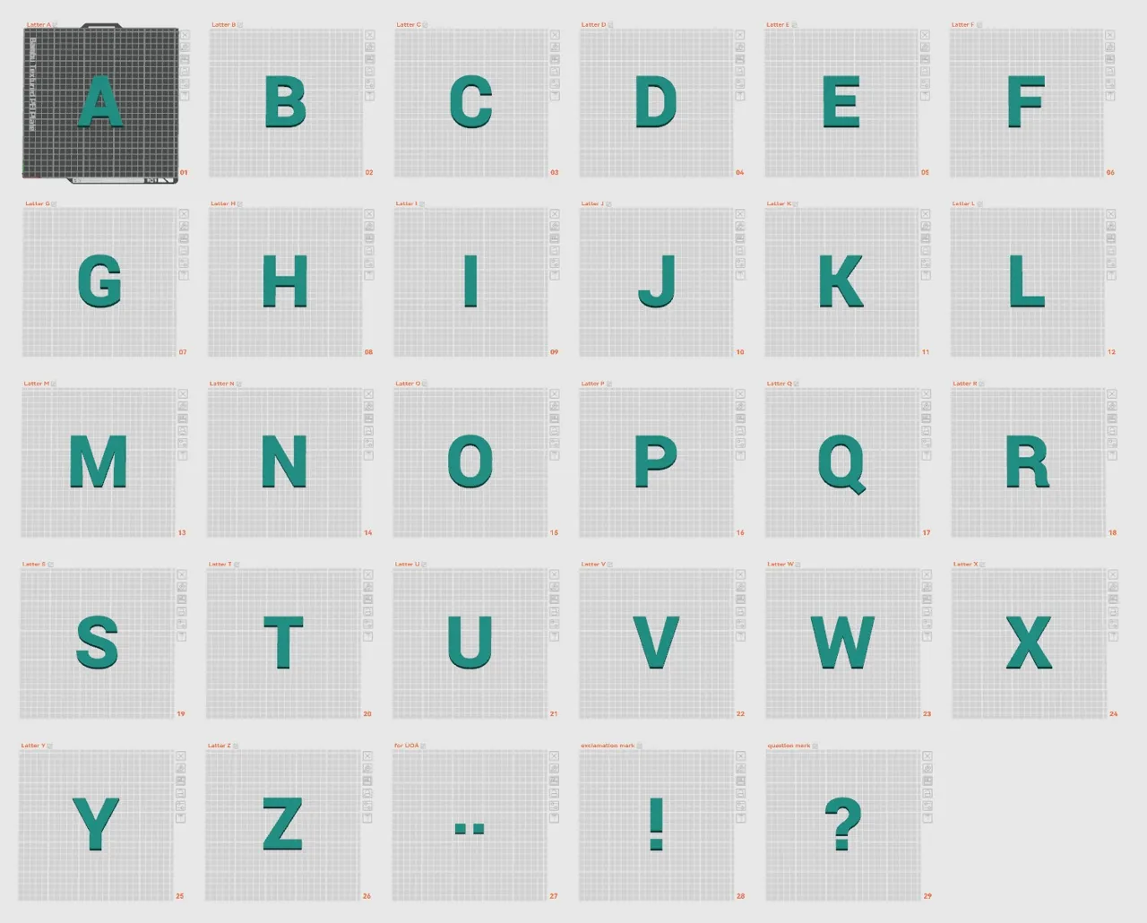 Moos Buchstaben // Moss Letters view 4