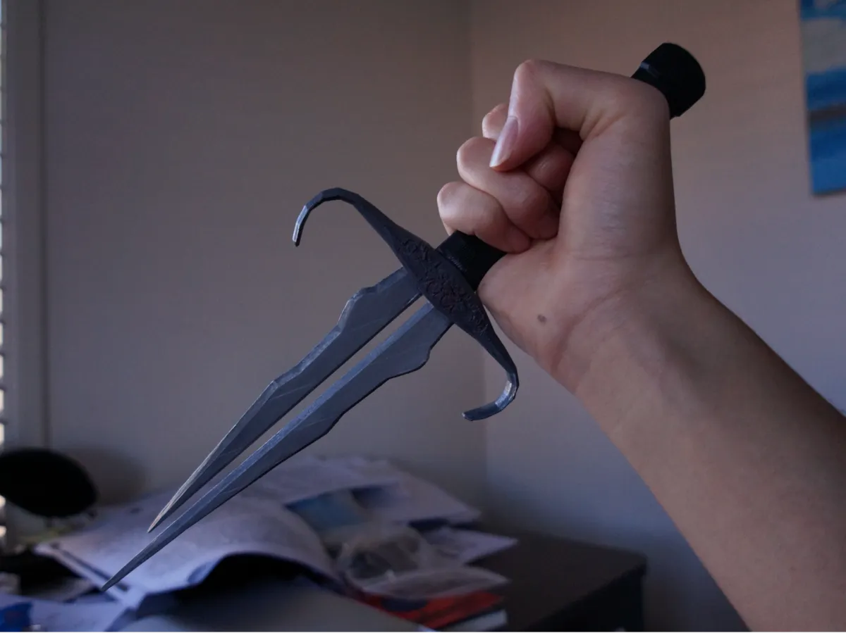 Two Time Dagger Before Rework Two Time Dagger (Ghostfire Dagger) - Free 3D Print Model - MakerWorld