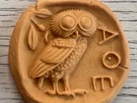 Pièce tétradrachme à la chouette d'Athéna — photo 2