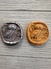 Pièce tétradrachme à la chouette d'Athéna — photo 3