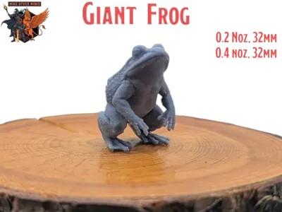 Giant Frog - MGM Print-Ready Mini