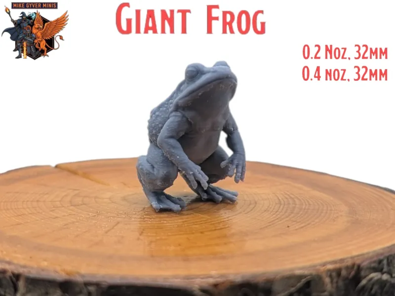 Giant Frog - MGM Print-Ready Mini