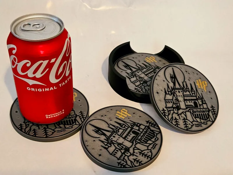Harry Potter Hogwarts  Coaster Set