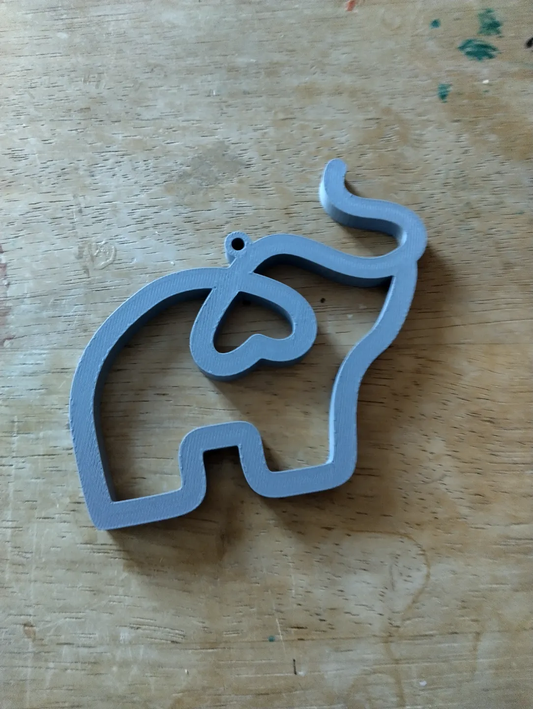 Elephant ornament/keychain/earring/house decor view 4