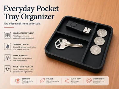 Everyday Pocket Tray Organizer
