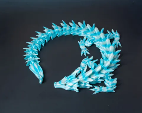 Water Dragon - Articulated Dragon view 2