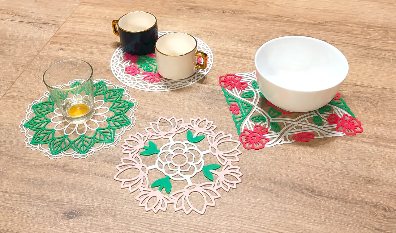Flower Lace Doily Collection - AMS Optimized view 2