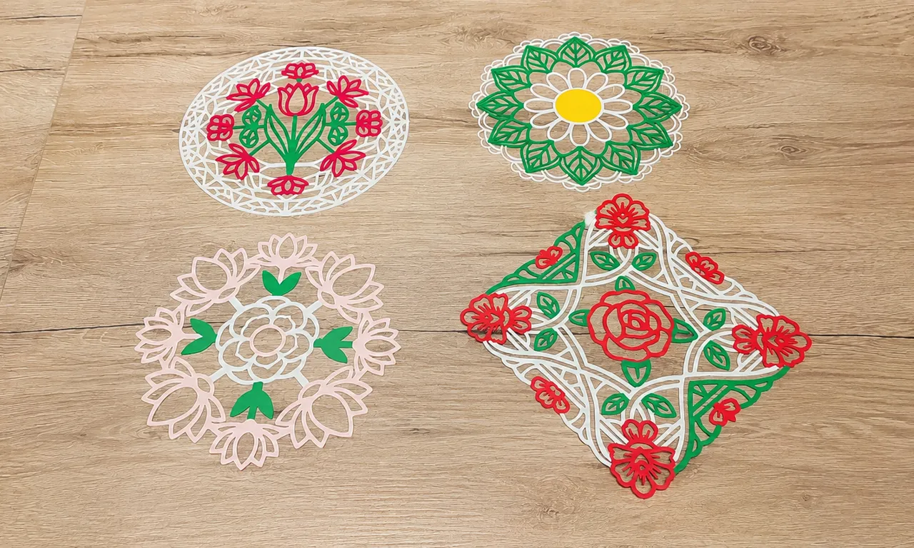 Flower Lace Doily Collection - AMS Optimized view 4