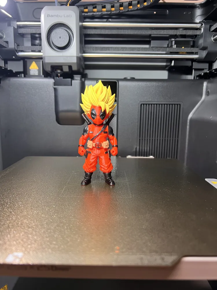 DEADPOOL SUPERSAYAN - Free 3D Print Model - MakerWorld