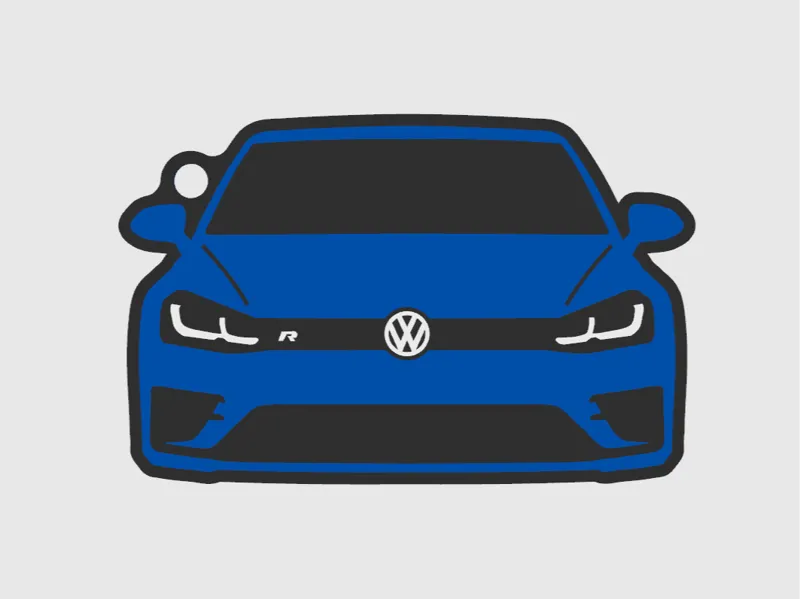 Volkswagen Golf 7 R keychain