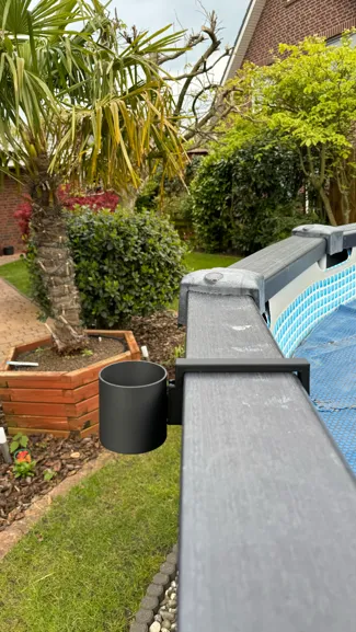 Intex Graphite Panel Pool Cup Holder