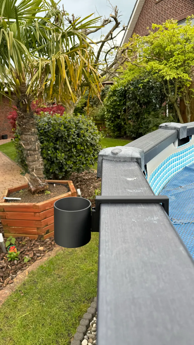 Intex Graphite Panel Pool Cup Holder