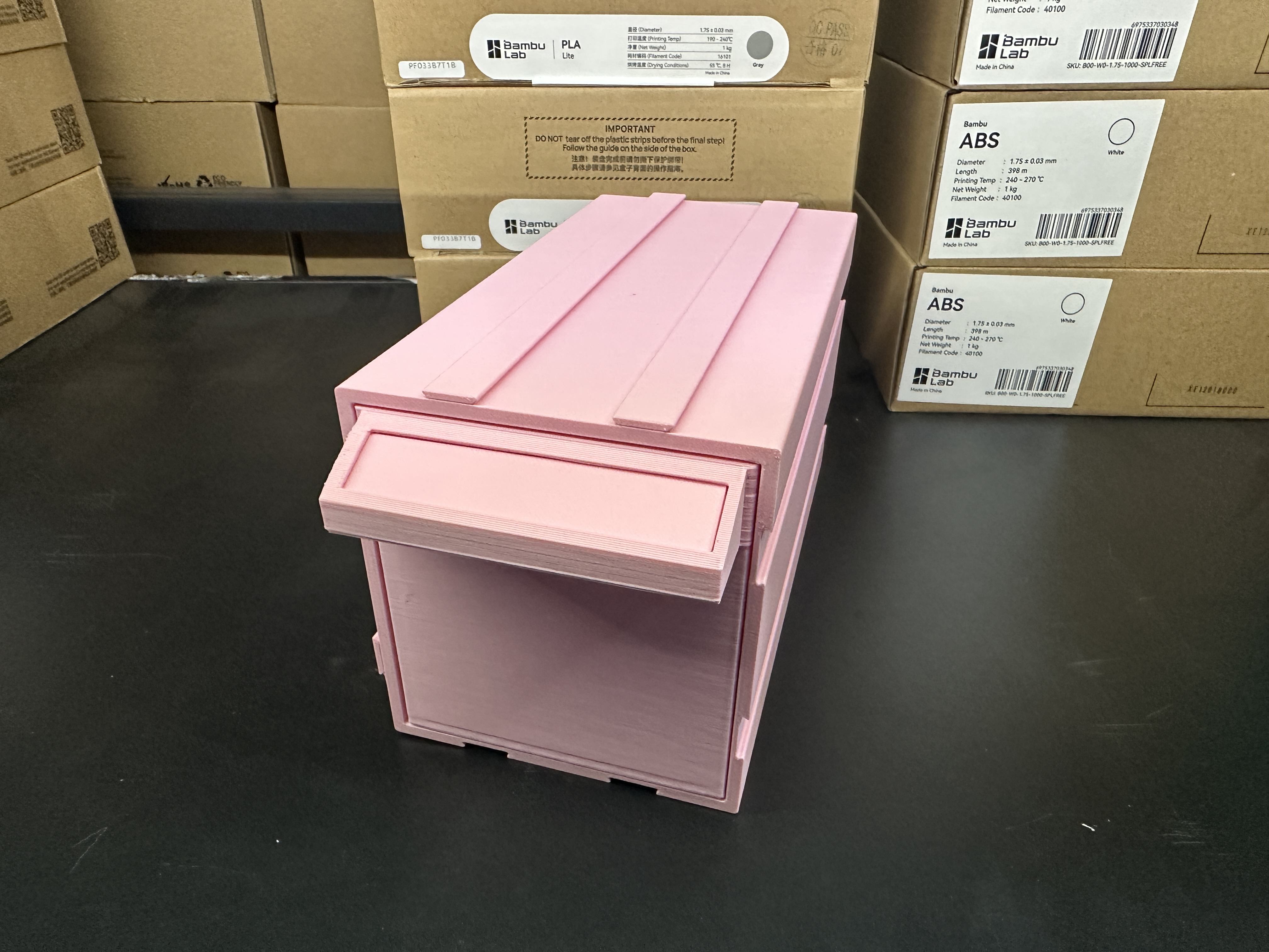 Miniatura 4 do modelo 3D 组合抽屉式 零件收纳盒 （8个规格模型可以相互组合）