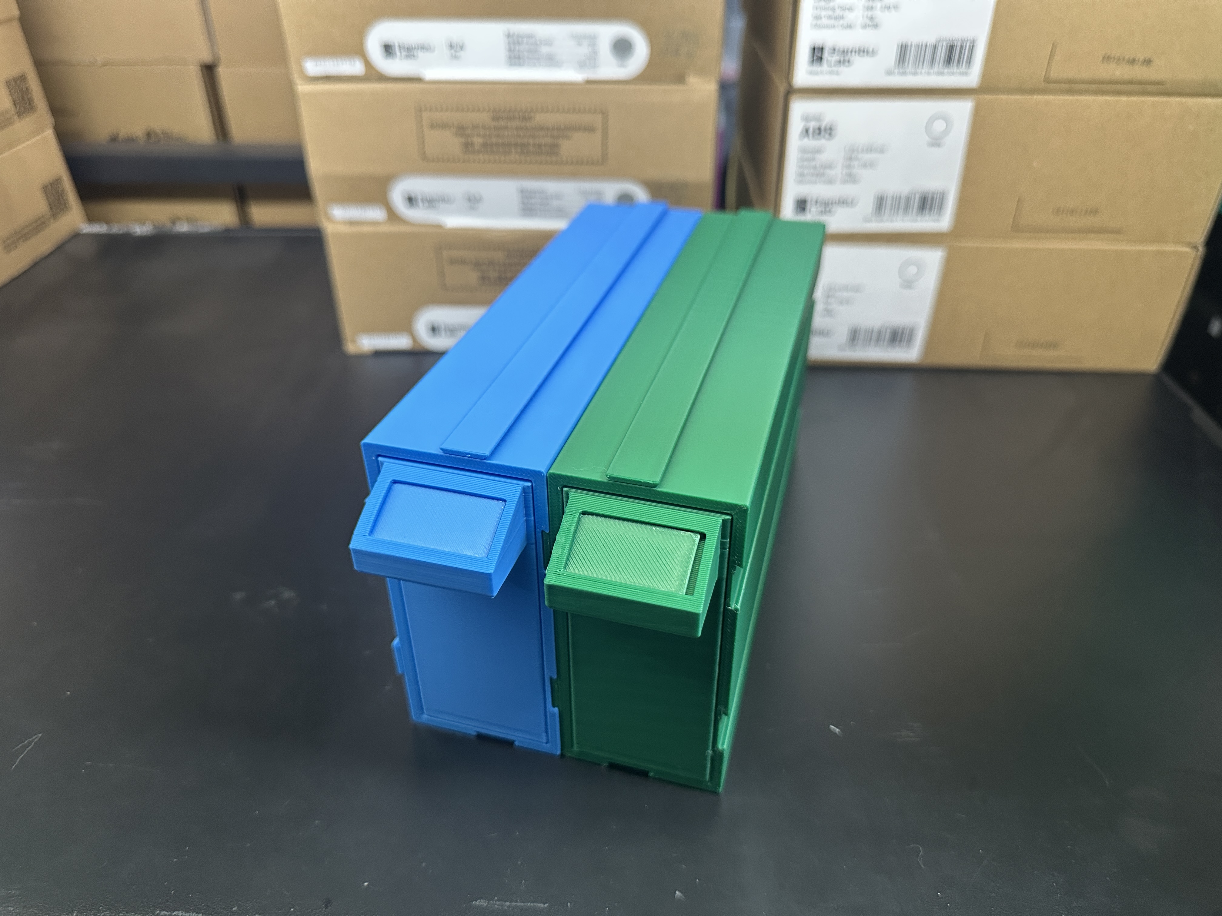 Miniatura 2 do modelo 3D 组合抽屉式 零件收纳盒 （8个规格模型可以相互组合）