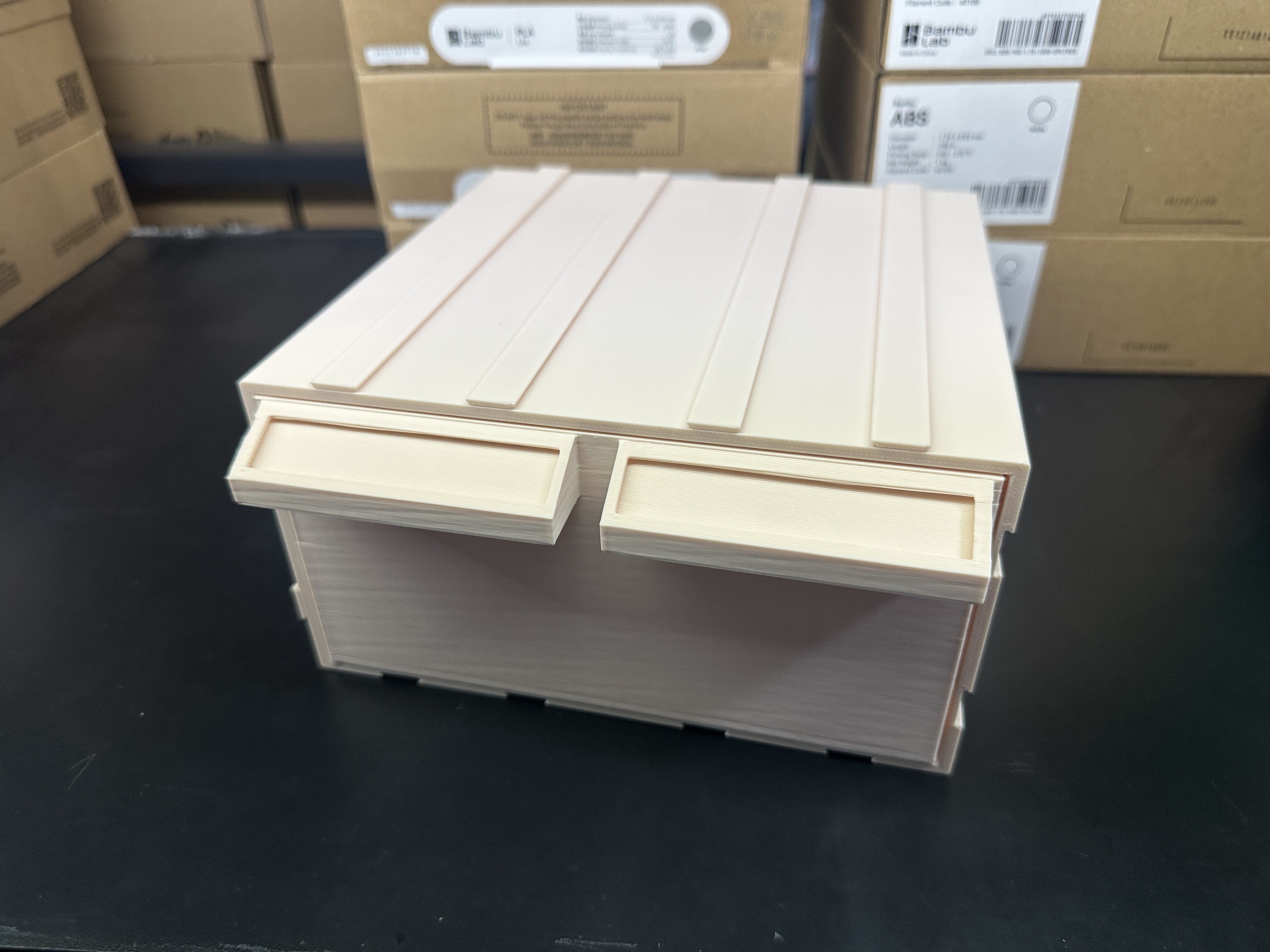 Miniatura 6 do modelo 3D 组合抽屉式 零件收纳盒 （8个规格模型可以相互组合）