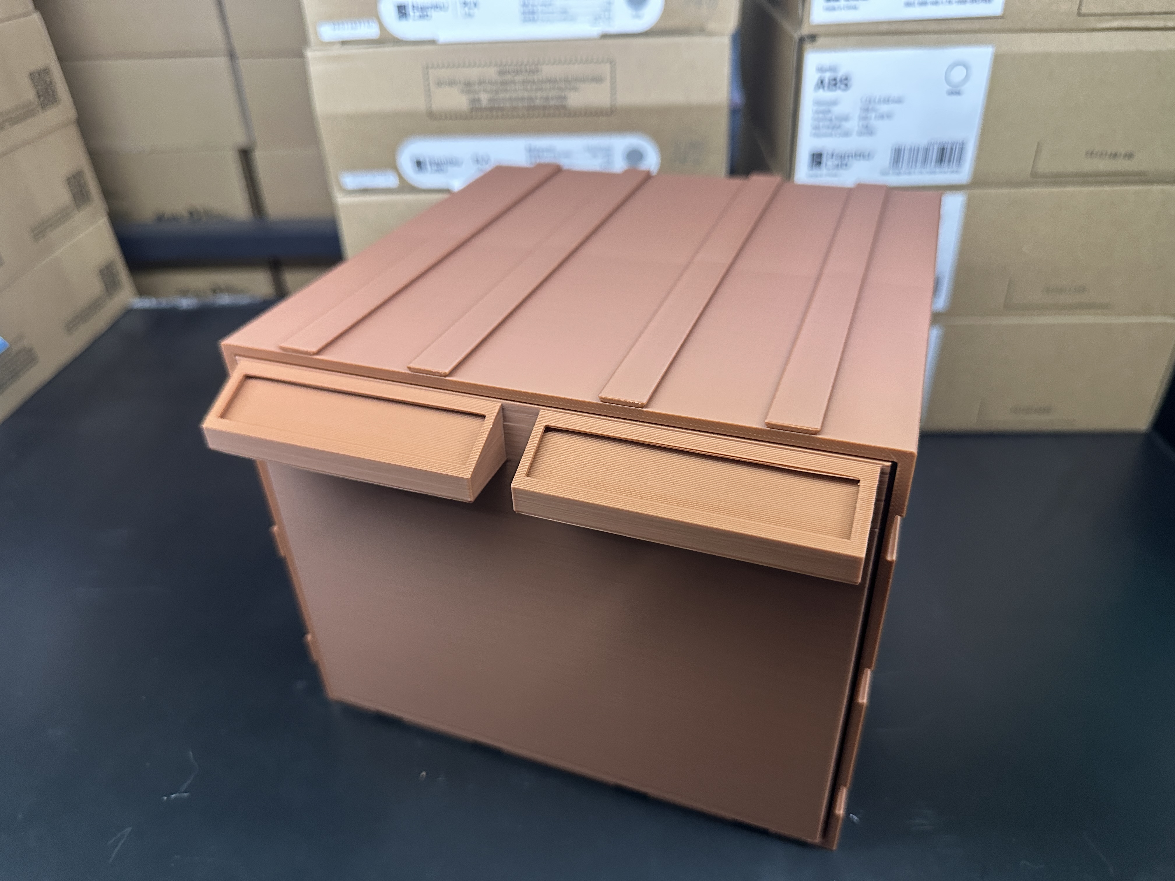 Miniatura 7 do modelo 3D 组合抽屉式 零件收纳盒 （8个规格模型可以相互组合）