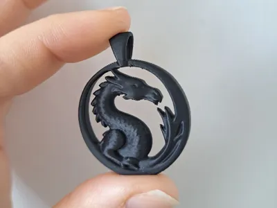 Dragon Pendant – Fantasy Necklace Charm