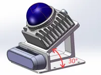 Support caméra D435i et LiDAR MID360 — photo 1
