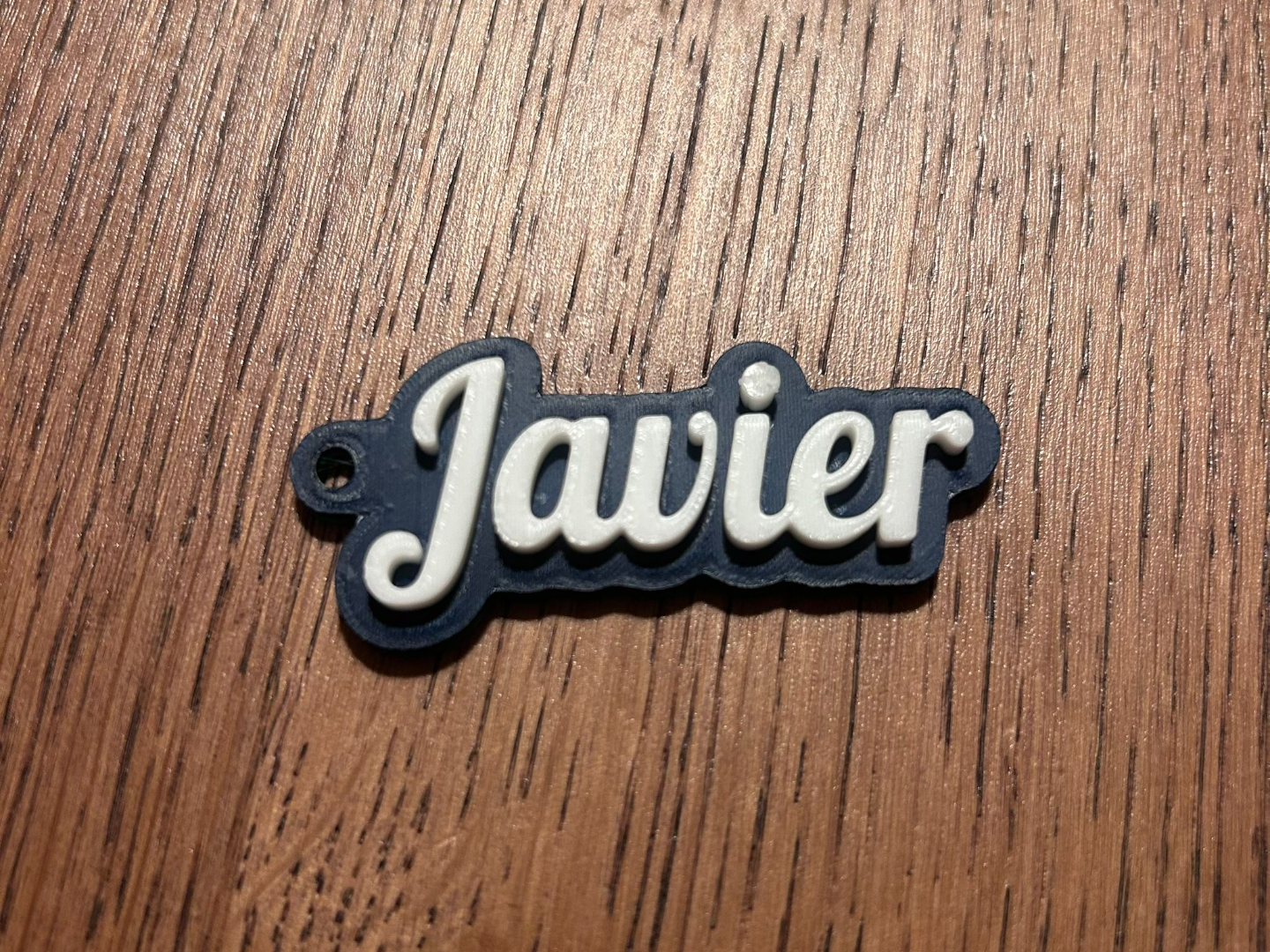 Javier name keychain