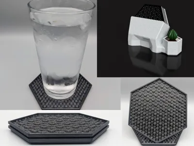 Hex Coasters