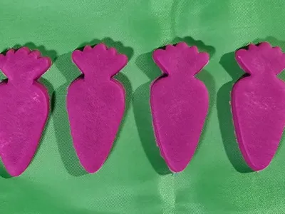 Carrot-Shaped Cookie Cutters