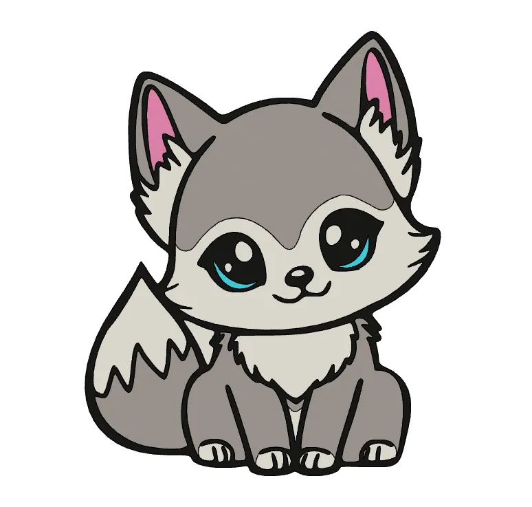Cute wolf - Erick