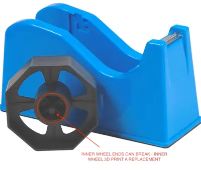 tape dispenser inner wheel replacement