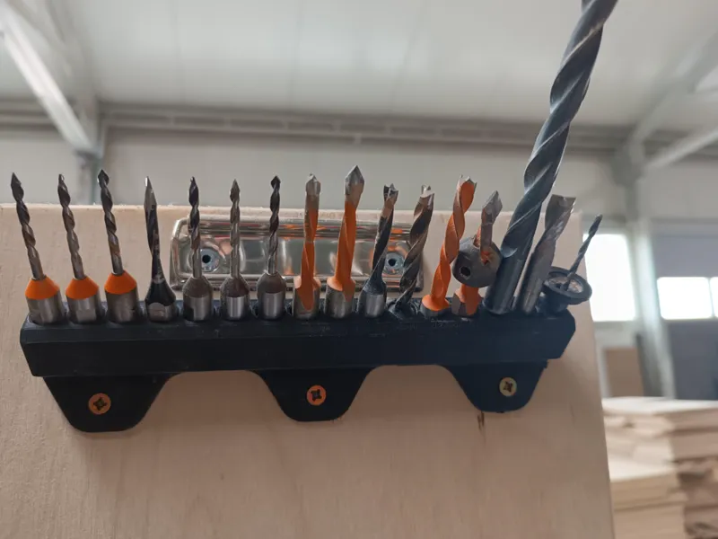 CNC machine drill bit holder