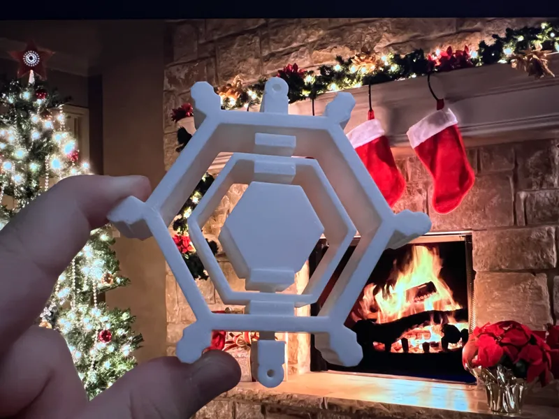 Snowflake Fidget Spinner