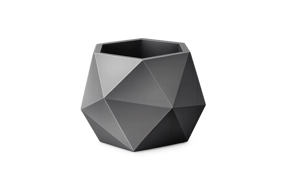 Modern Low Poly Planter - Free 3D Print Model - MakerWorld