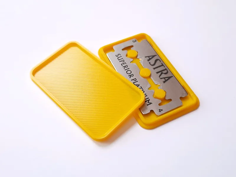 Double Edge Razor Blade Container