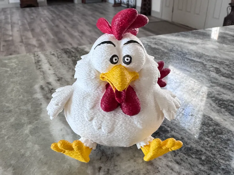 Fluffy Funky chicken