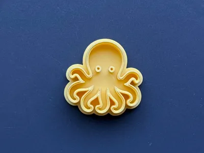 Octopus Polymer Clay Cutter Earrings Charms Pins
