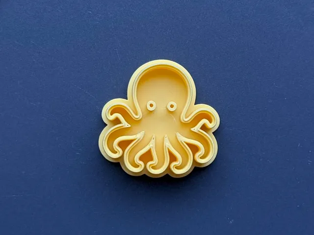 Octopus Polymer Clay Cutter Earrings Charms Pins