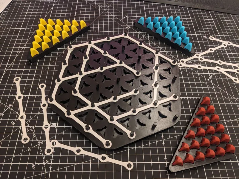 Rubberband Triangle Game: Replacement rubber bands