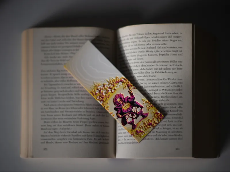 Fancy Samurei TableTile – 3D Kunst im Mini-Format