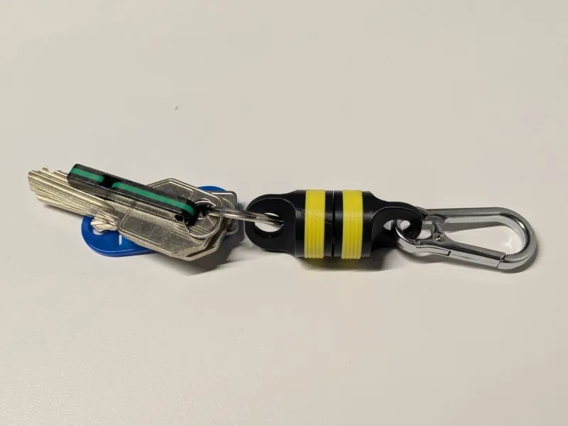 Extra strong magnetic quick-release keychain