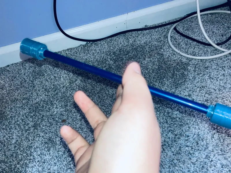 pencil spinning stick maker cap(put in on9mmstraw)