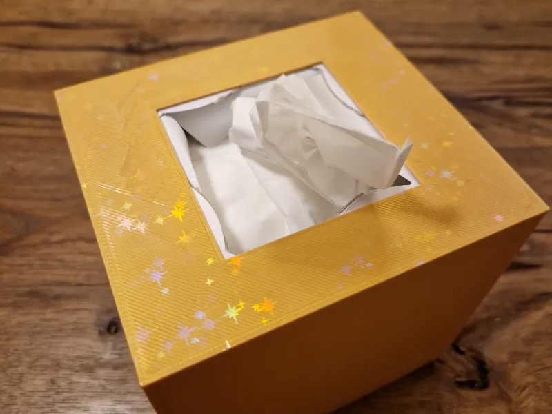 Taschentuch Box mit 3D Effekt