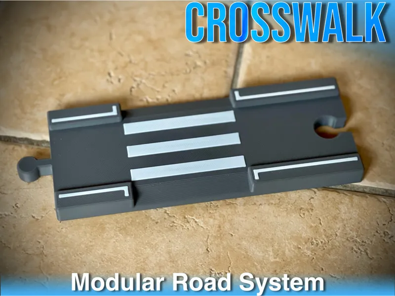 Single Lane Zebra Crossing for Toy City Roadsystem