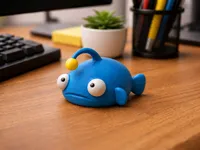 Figurine poisson-lanterne mignon — photo 2