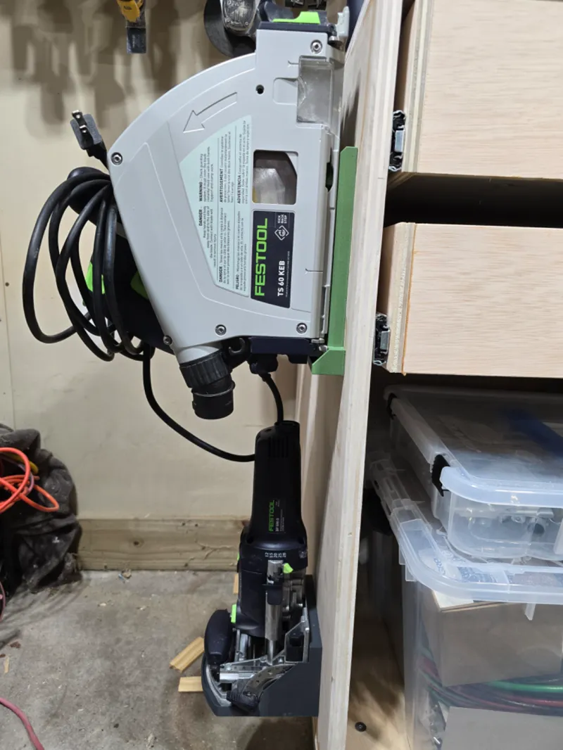 Festool TS60 Track Saw Wall Mount