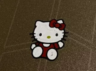 Hello kitty simple 2D art