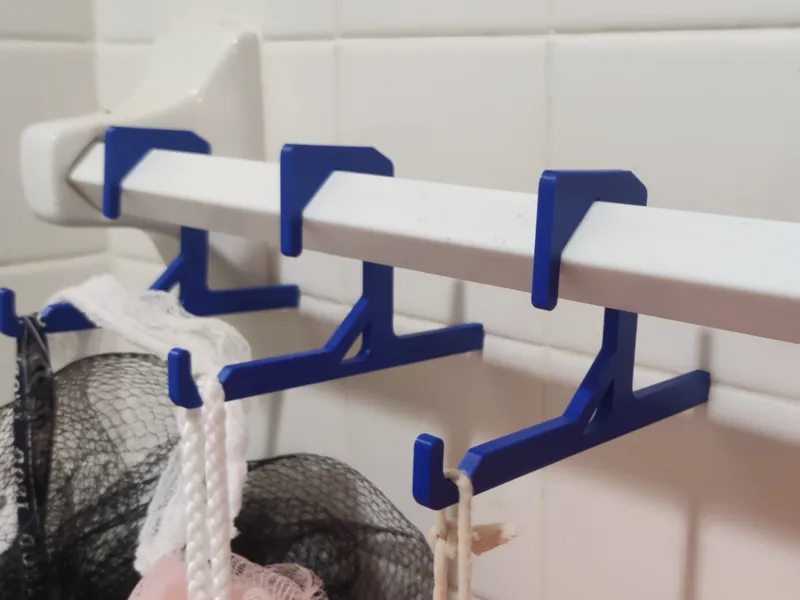 Sturdy Hooks for Towel Rack - Fits Square Bars